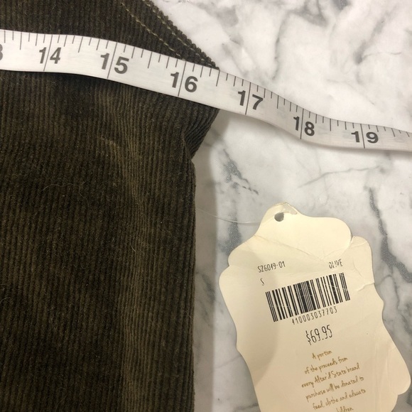 Altar'd State Brown Corduroy Overall Skirt Size Small NWT - Picture 5 of 6